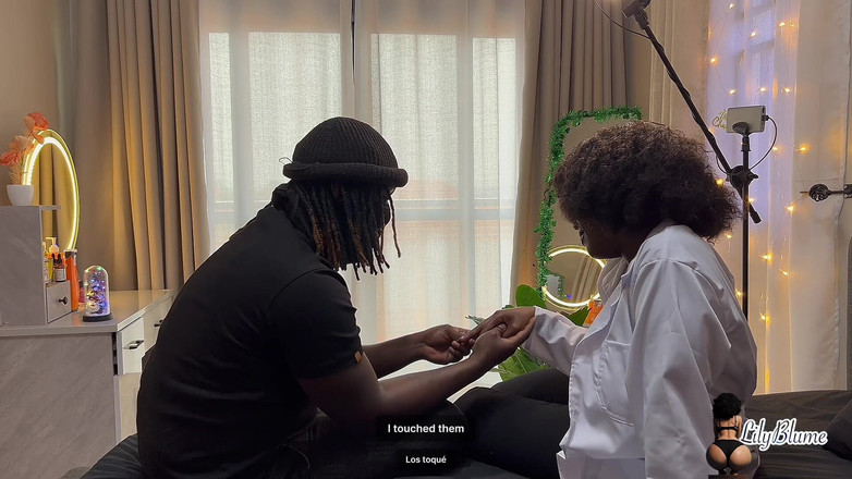 Afrocummy: Nevlastní sestra s velkým zadkem fantazíruje o šukání svého nevlastního bratra