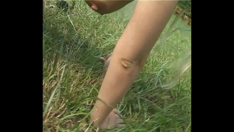 XTime Solo: Shameless Blonde Slut Has Solo Sex in the Woods