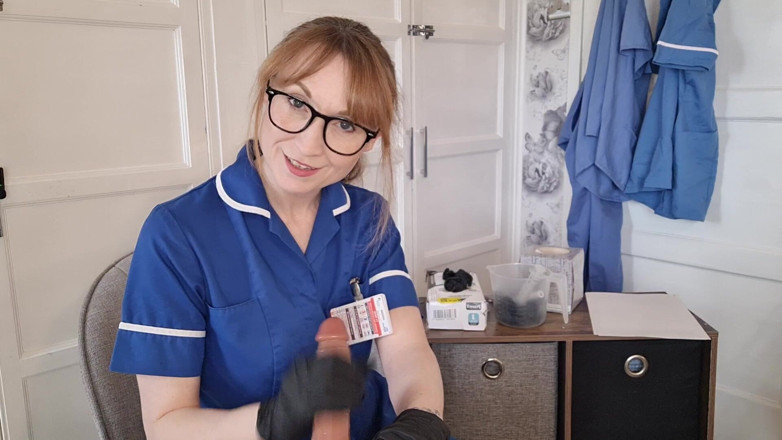 Lily kink: POV Sexklinik Krankenschwester Handjob-versuch CFNM