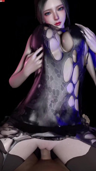 Seducție sculptată: Model fată 3D - animație 3D Hentai