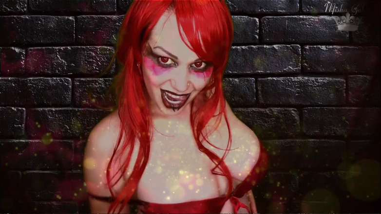 Goddess Misha Goldy: Vloeken van demoness om niet nooit klaar te komen! Krijg...