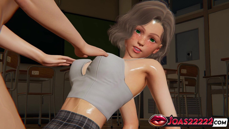 Joas22222: Excitată Katie Mini Fustă 3D Hentai - masaj cu țâțe mari gemete, vibrator...