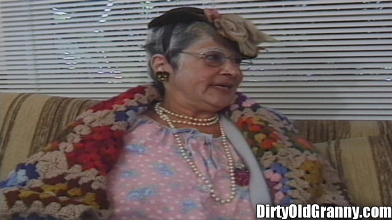 Dirty Old Granny: Raspy Grandma Bitty Bitch Boned by Younger Big Dick Digusto...