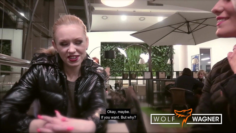 Wolf Wagner Com: Anal sex threesome with two cock-crazy teen sluts