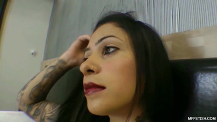 MF Fetish: Merciless throat trampling with Annely Thompson