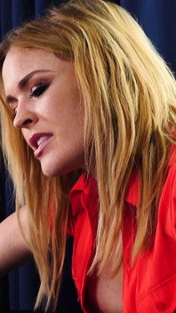 Naughty America Caucasian Krissy Lynn, the Boss, Fucks Jmac, to Keep Him Under Her Employment