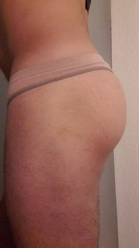 Ass in Girls Underwear