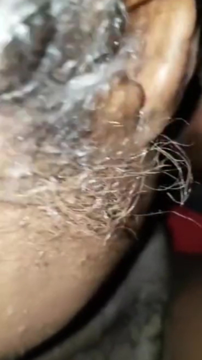 Real homemade BBW BBC porn: Лизание очка, сосет его большой черный член, долбит мою волосатую киску