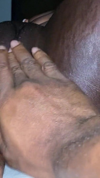 Horny African Foreplay Teen Loves to Get Wet by the Feeling of Soft Cock Rubbing Her Oiled Pussy