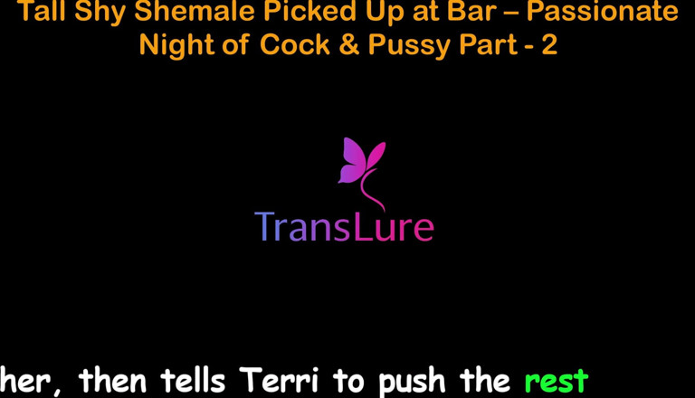 TransLure: English Audio Sex Story - Tall Shy Shemale Picked up at...