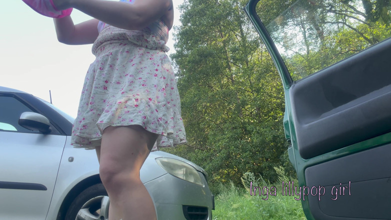 Inga lillypop girl: I Didn't Know That Someone Was Filming Me Changing Into...