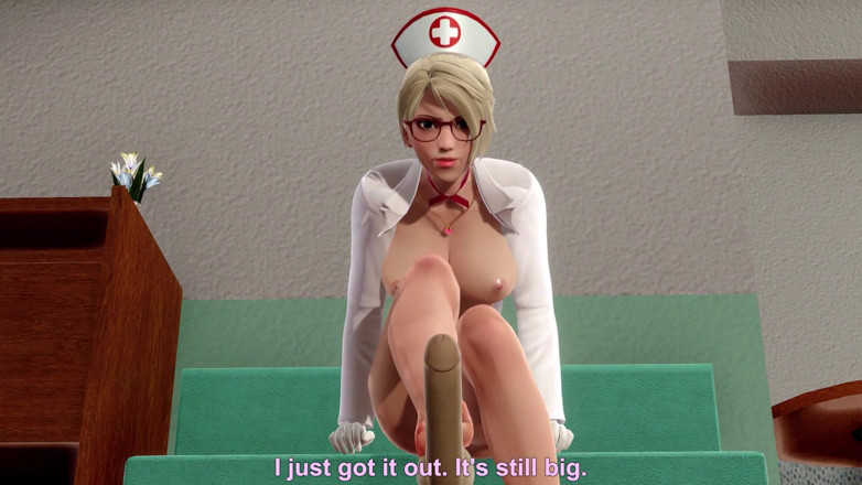 Waifu club 3D: Mercy ayakla mastürbasyon yarağının bakış açısı