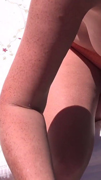 Auntjudys - Your Stepmom's Friend Maggie Moon Catches You Watching Her Sunbathing in the Back Yard