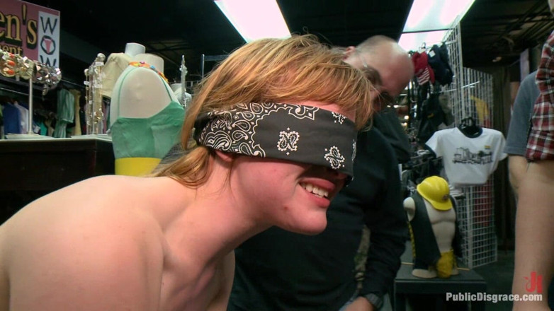 Public Disgrace by Kink: Strangers Get Handsy: a Slutty Redhead Gets DP'd by Dicks...