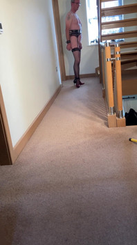Ass Hooked Hobble Chained Nipple Clamped Walk