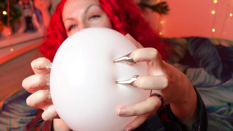 Arya Grander: Video asmr balon udara feetish