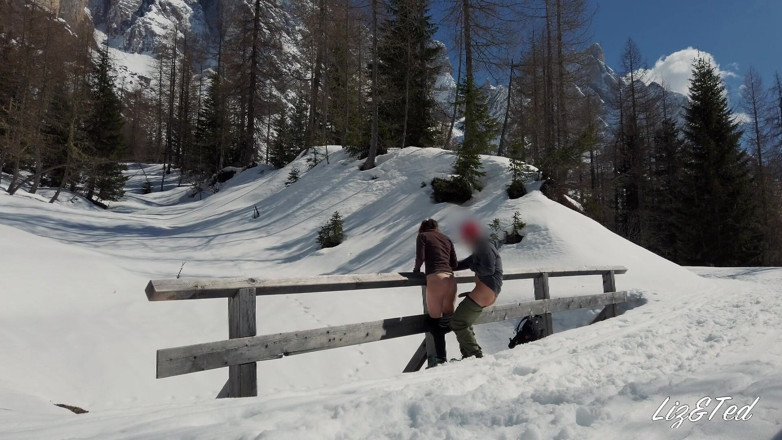 Lizandted: Sex in the snow