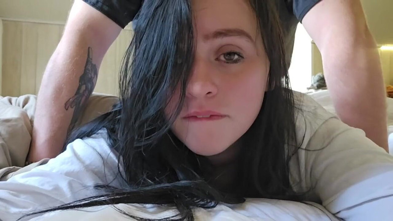 LEXI AND DAN: Teasing Beautiful Brunette Wifes Tight Ass with the Tip of...