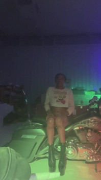 BBC TS Slow Dancing on Motorcycle