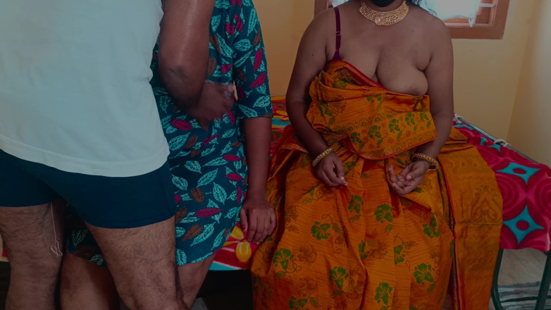 Inba: Family Girls Enjoying Lesbian Threesome