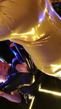 Latex foot fisting