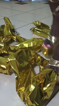 Ebony Balón drcení podpatku!