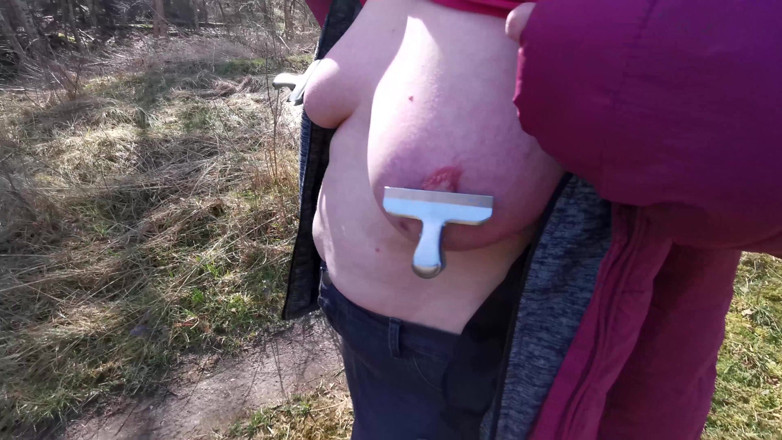 Bouncy Tits Action: Hanging Tits, Nipple Clamps and Other Punishments