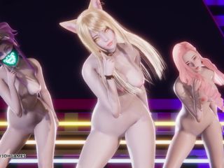 3D-Hentai Games: [एमएमडी] ive - Kitsch ahri akali Seraphine सेक्सी नग्न डांस लीग ऑफ लीजेंड्स बिना सेंसर हेनतई 4k 60fps