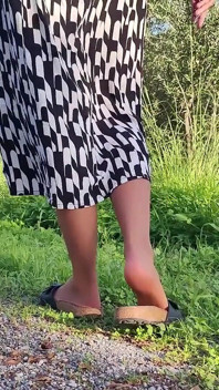Divine Nylon Foot in the Car - Ultimate Edition