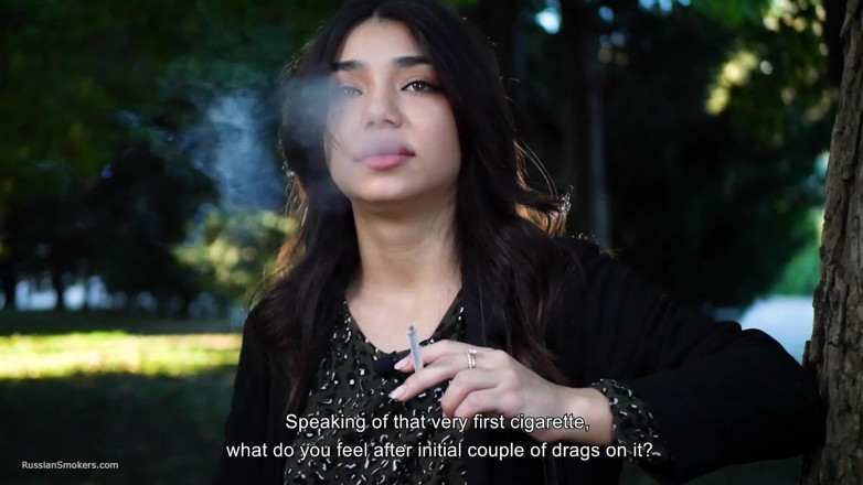 Russian Smokers: Smoking Interview with Zarina