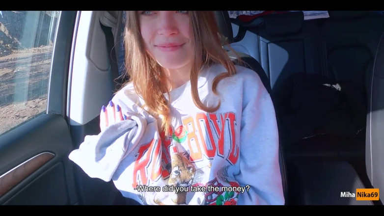 MichaelFrostPro: Real Russian Teenager Hitchhiker Girl Agreed to Make Deepthroat Blowjob...