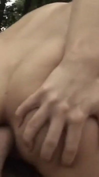 Skinny blonde loves hot and intense sex outdoors