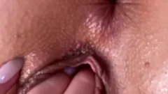 More sexy poses and masturbate wet, oil pussy in sunshine bad