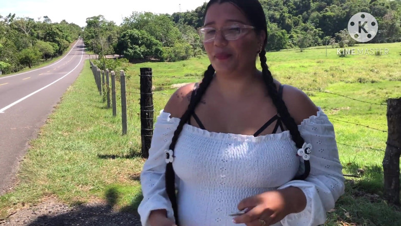 Lexly_16: Stranger Fucks Me for Money Outdoors