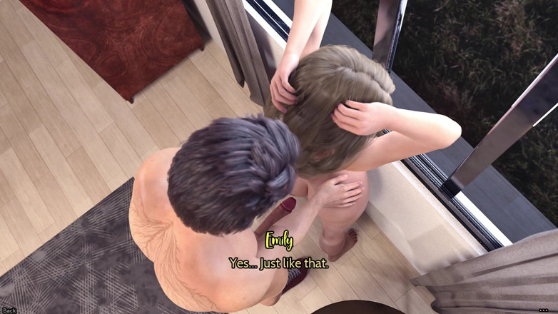 3D Cartoon Porn: 新鲜女人 16 - 西蒙从后面操艾米丽，而她则向窗外看