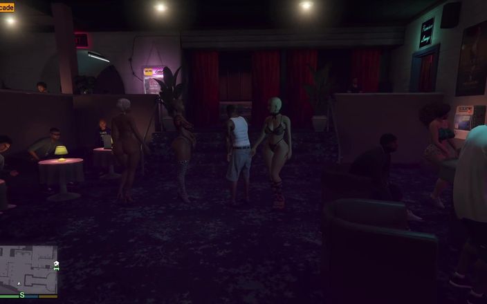 LewdArcade: Gta v striptiz kulübü çıplak mod oyunu [bölüm 03] vanilla unicorn striptiz kulübü...