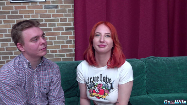 Porn Gutter: Redheaded Wife Emma Korti Gets Anally Creampied as Husband Watches