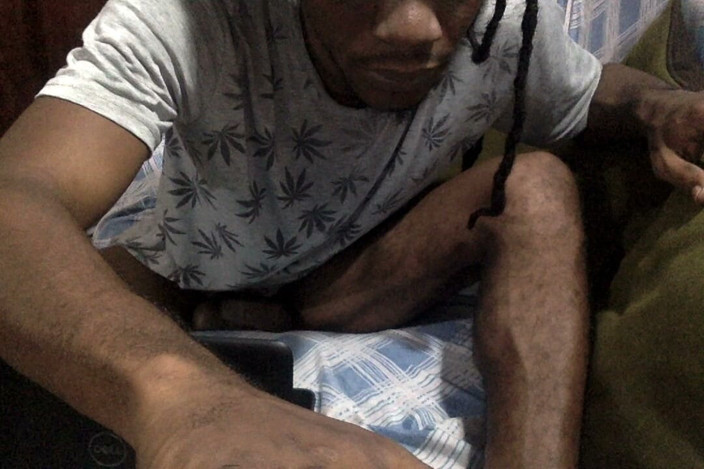 Joyboi Cock Worship: Caught Black Sexy Boy Masterbating