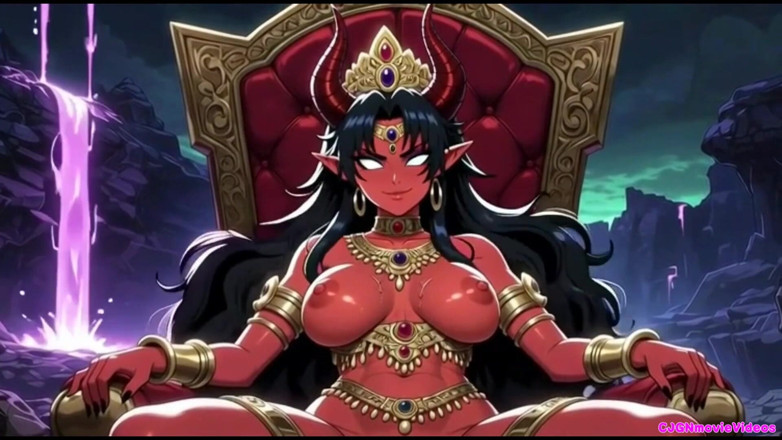 Hot girl dancing: Movie, Demon Magic Purple Cave Queen Movie, Ai Animation
