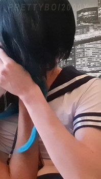 Slutty Venti Sucks Fat Cock and Gets Hot Load Into Mouth - Prettyboi2000x
