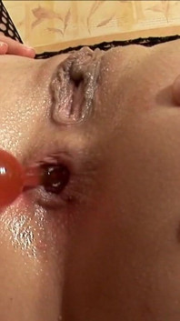 Gorgeous blonde teens toying butt holes and licking pussies