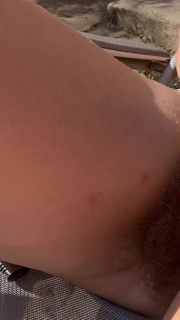 Sunrise Hairy Bush and Cigars Tanning in the Garden