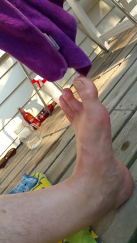 Tanning My Dick Outdoors