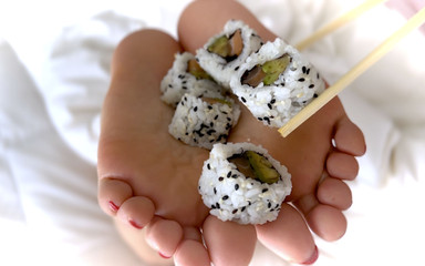 allfootsiefans: Allfootsiefans - Speciální nabídka sushi