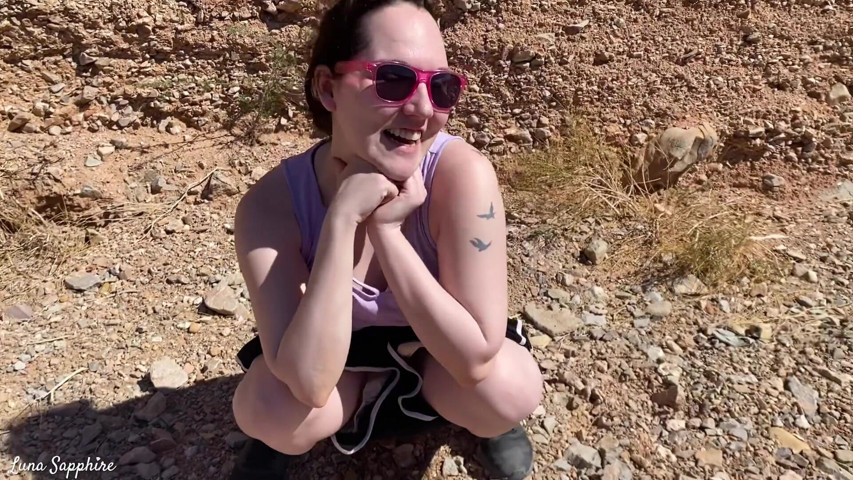 Outdoor pee hiking compilation