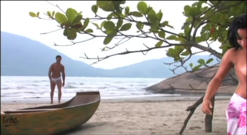Just X Star: Massive cock on the beach for the bitch