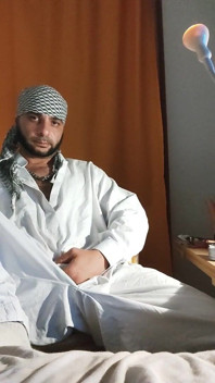Dirtyjunkbro Dressed in Afghan Clothes, Cover Socks Piss in and Piss Drink