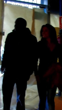 Boss fucks dirty teen Yesenia rock in the ass in the kiosk