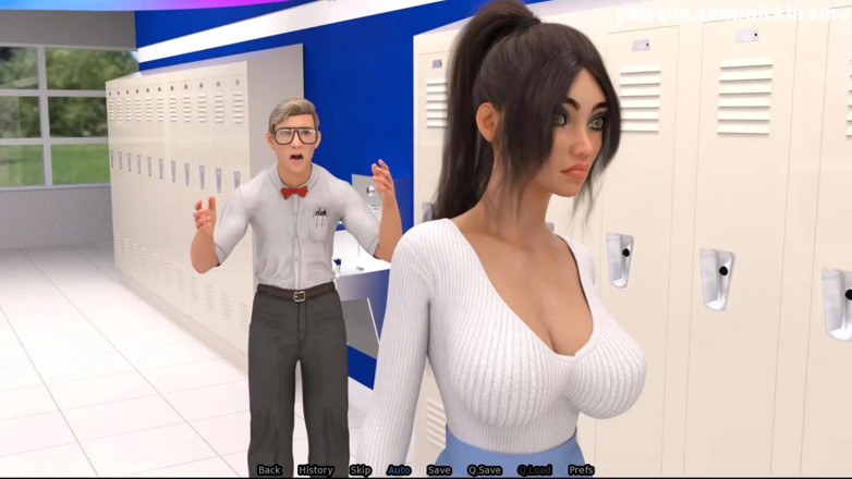 Visual Novels: Sexbot - gorąca milf szarpanie się w moim pokoju