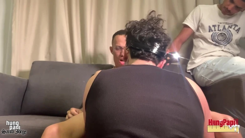 Hung Papi: Sucking off My Straight Homie! His First Time! Brojob Hungpapi